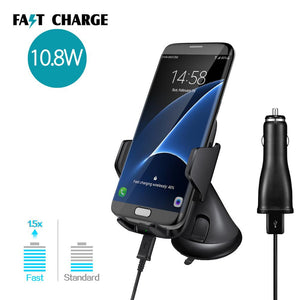 Universal 360 Degree 2018 Qi Fast Car Wireless Charger